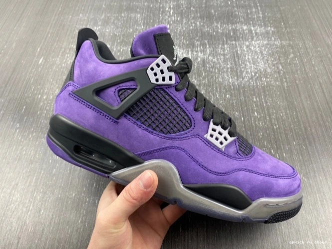 Rep Scott Purple x 4 Suede Air Travis Jordan 0630